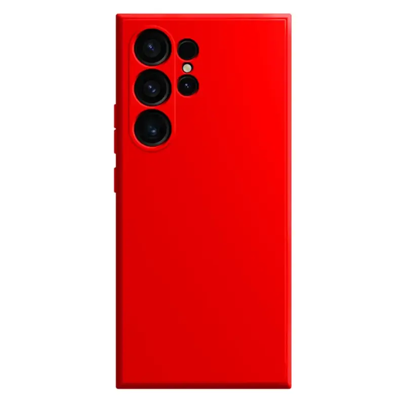 Samsung Galaxy S24 Ultra Silikonikuori - Punainen