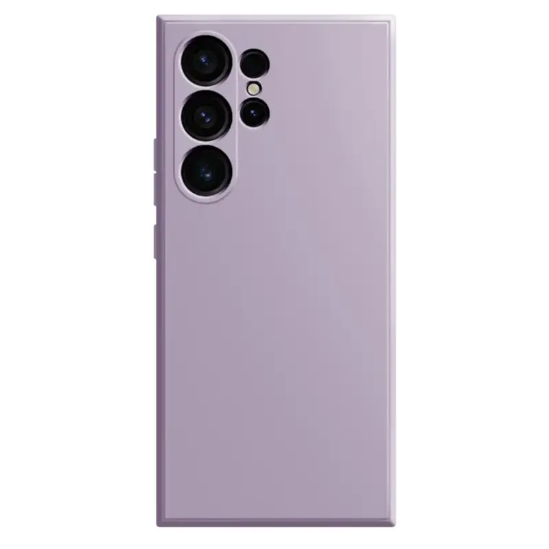 Samsung Galaxy S24 Ultra Silikonikuori - Vaaleanvioletti