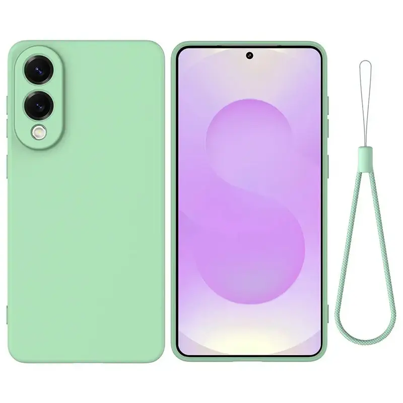 Samsung Galaxy S25 Edge Silikonisuoja - Vihreä