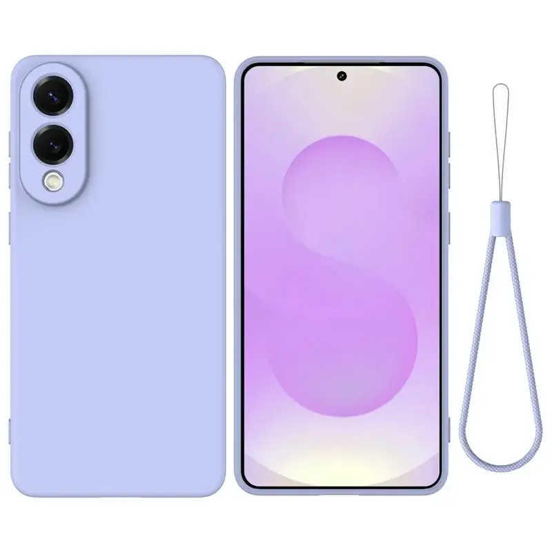 Samsung Galaxy S25 Edge Silikonisuoja - Violetti