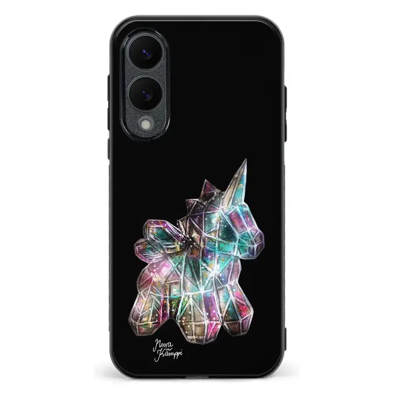 Samsung Galaxy S25 Edge unicorn suojakuoret - Musta - Noora Kämppi