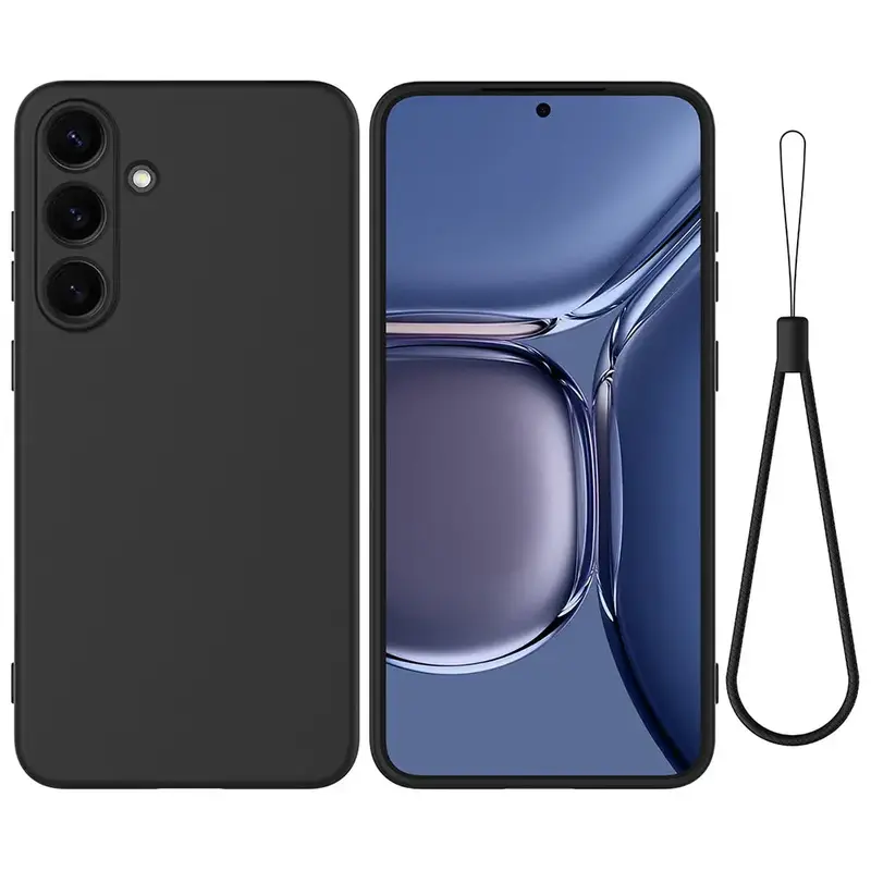 Samsung Galaxy S25 Silikonisuoja - Musta