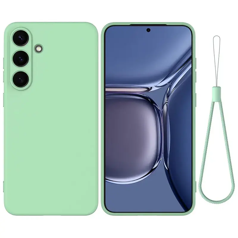 Samsung Galaxy S25 Silikonisuoja - Vihreä