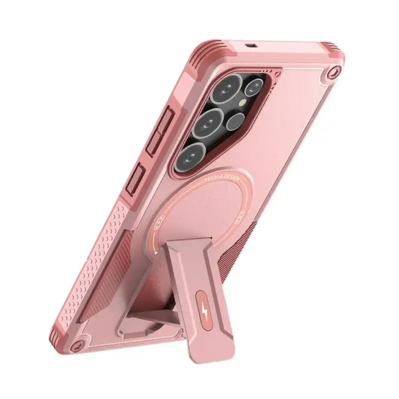 Samsung Galaxy S25 Ultra Armor MagSafe kuoret - Pinkki
