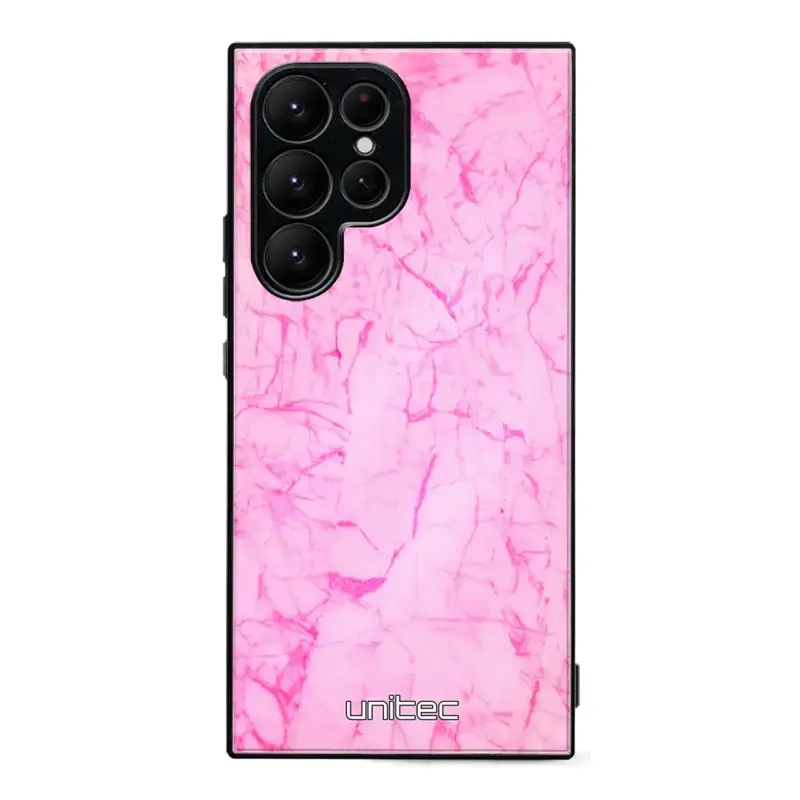 Samsung Galaxy S25 Ultra marmori suojakuoret - Light Pink Marble