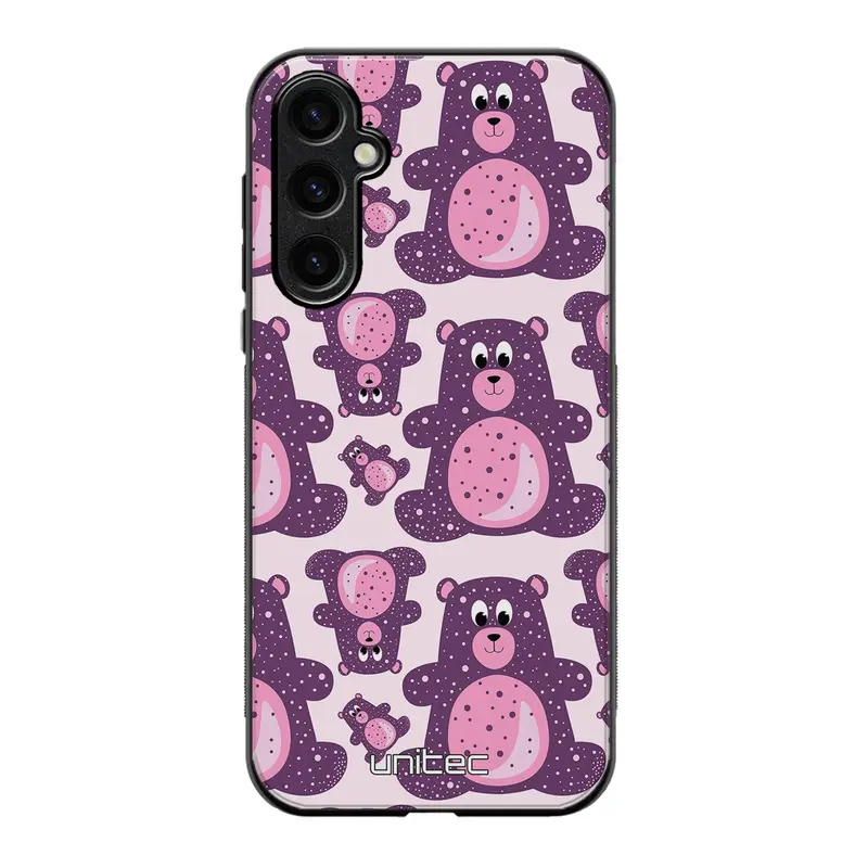 Samsung Galaxy S26 FE suojakuoret - Purple Teddy Bear