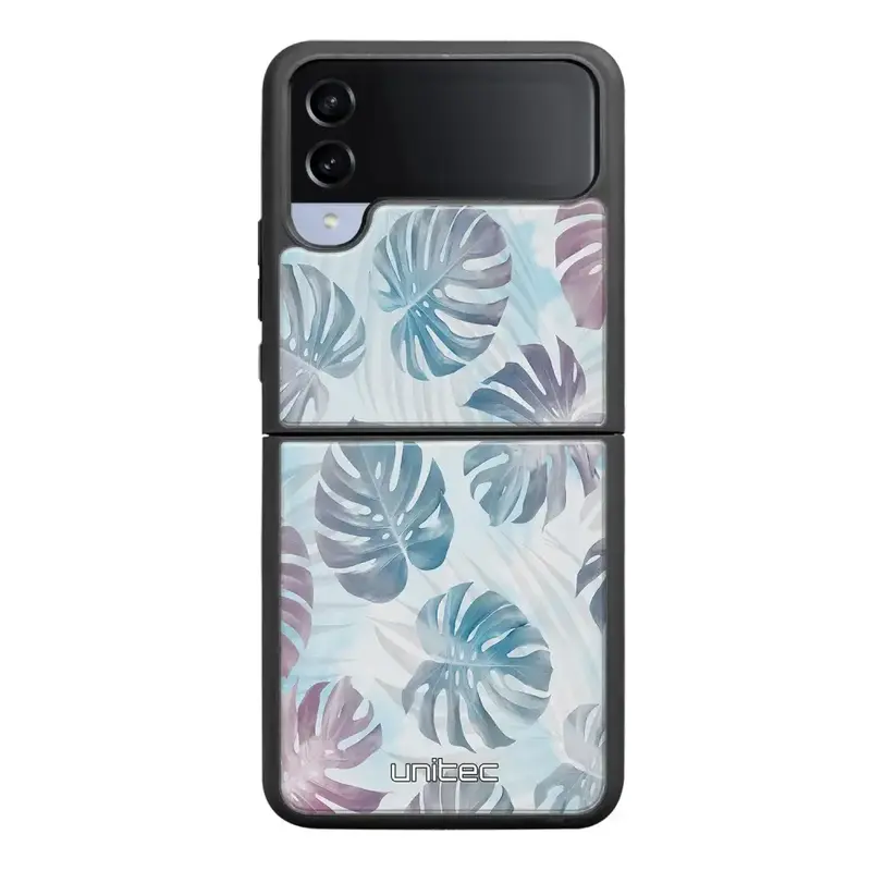 Samsung Galaxy Z Flip 4 kukka suojakuoret - Monstera Texture