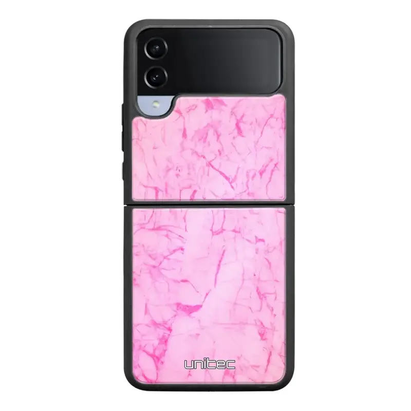 Samsung Galaxy Z Flip 4 marmori suojakuoret - Light Pink Marble