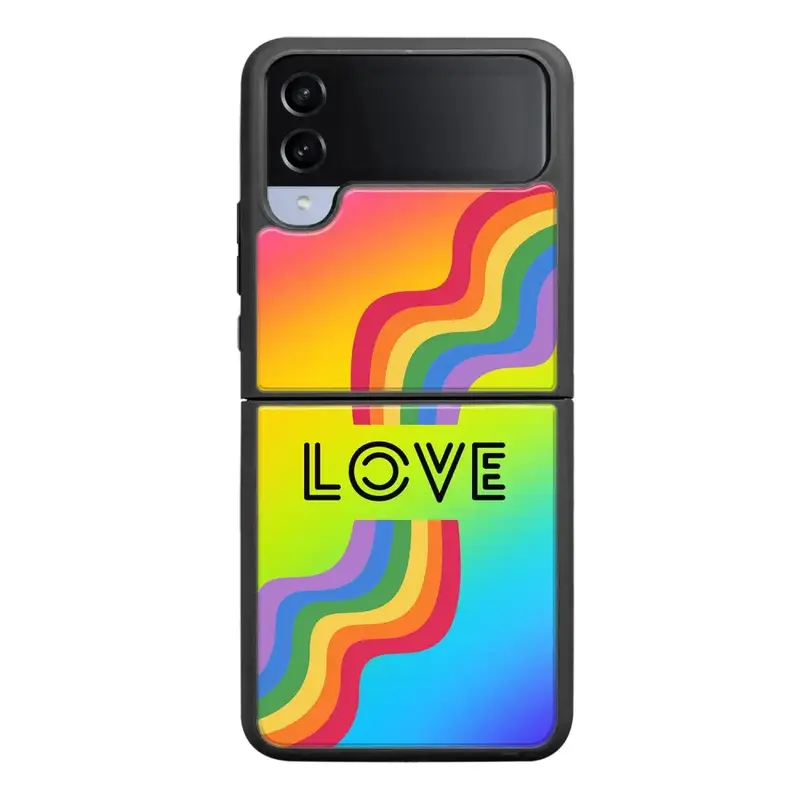 Samsung Galaxy Z Flip 4 pride suojakuoret - Love