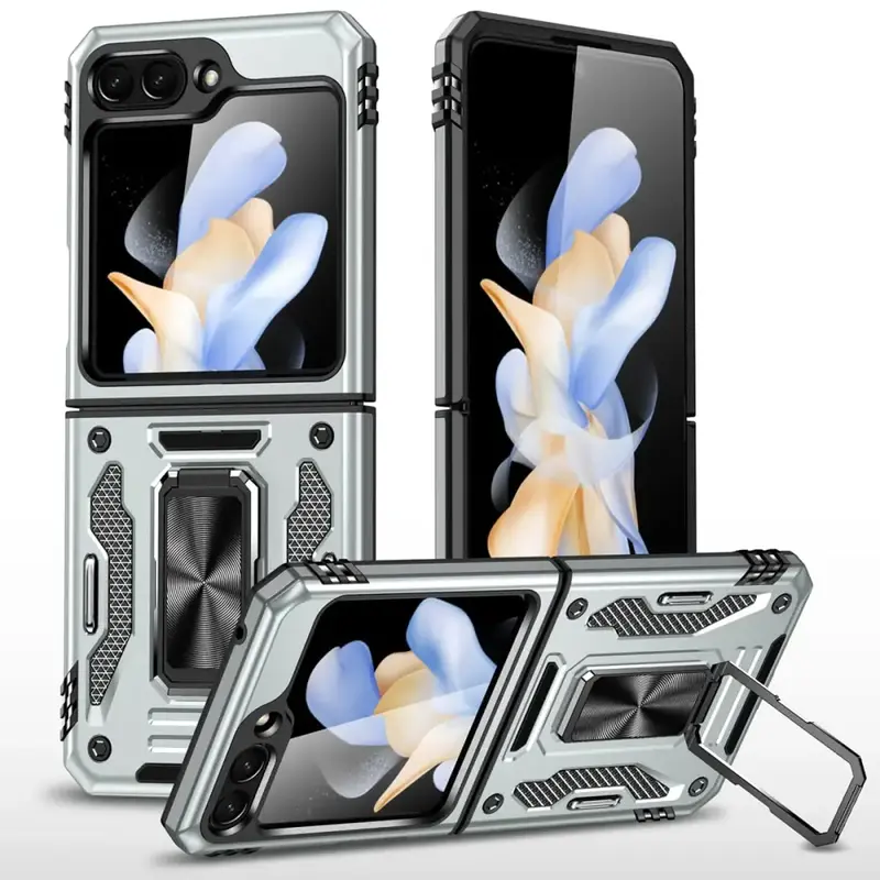 Samsung Galaxy Z Flip 5 Armor suojakuori - Harmaa