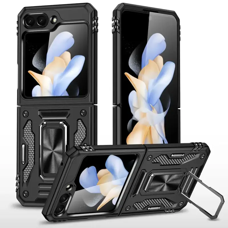 Samsung Galaxy Z Flip 5 Armor suojakuori – Musta