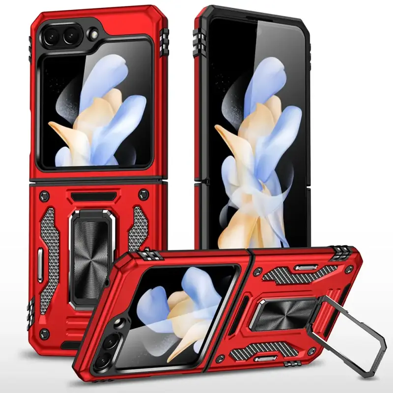 Samsung Galaxy Z Flip 5 Armor suojakuori - Punainen