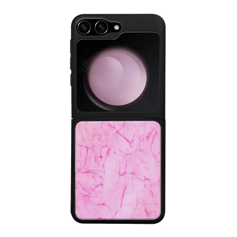 Samsung Galaxy Z Flip 5 marmori suojakuoret - Light Pink Marble