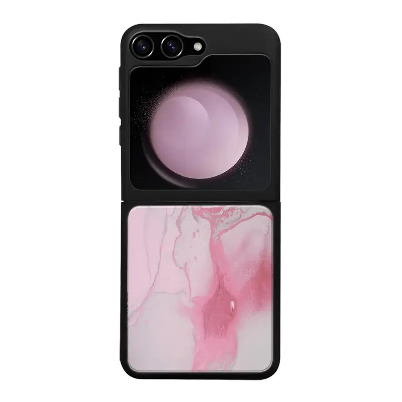 Samsung Galaxy Z Flip 5 marmori suojakuoret - Pink Pok Rie