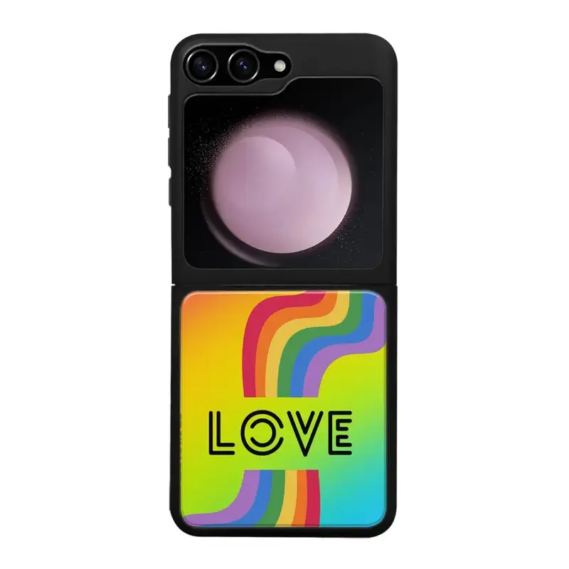 Samsung Galaxy Z Flip 5 pride suojakuoret - Love