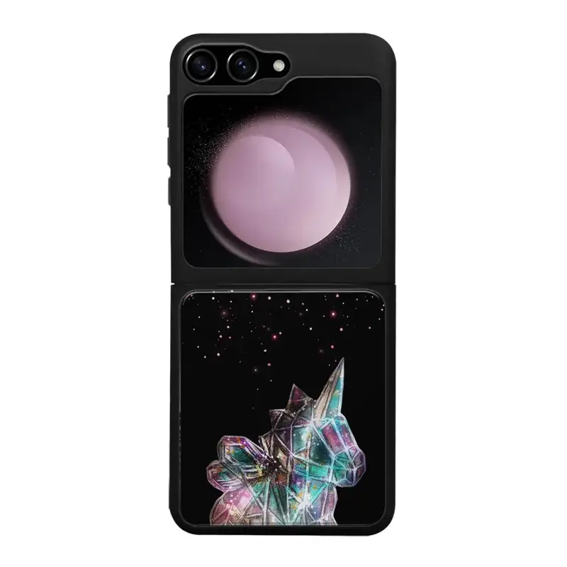 Samsung Galaxy Z Flip 5 unicorn suojakuoret - Pinkki - Noora Kämppi