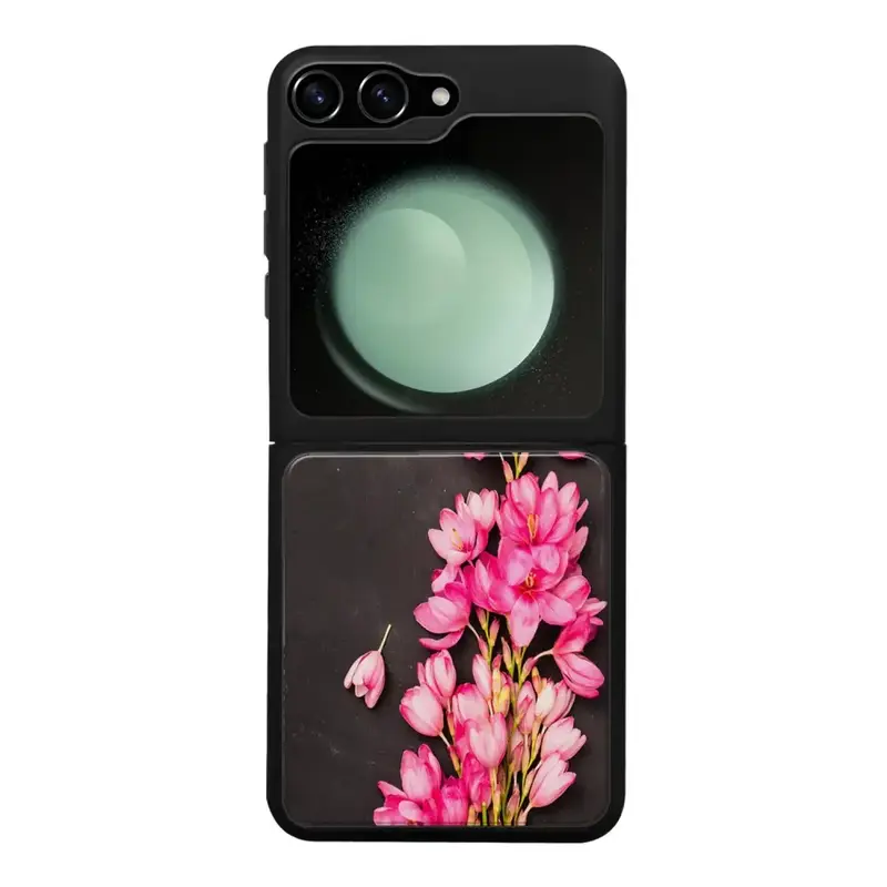 Samsung Galaxy Z Flip 6 kukka suojakuoret - Pink Flowers