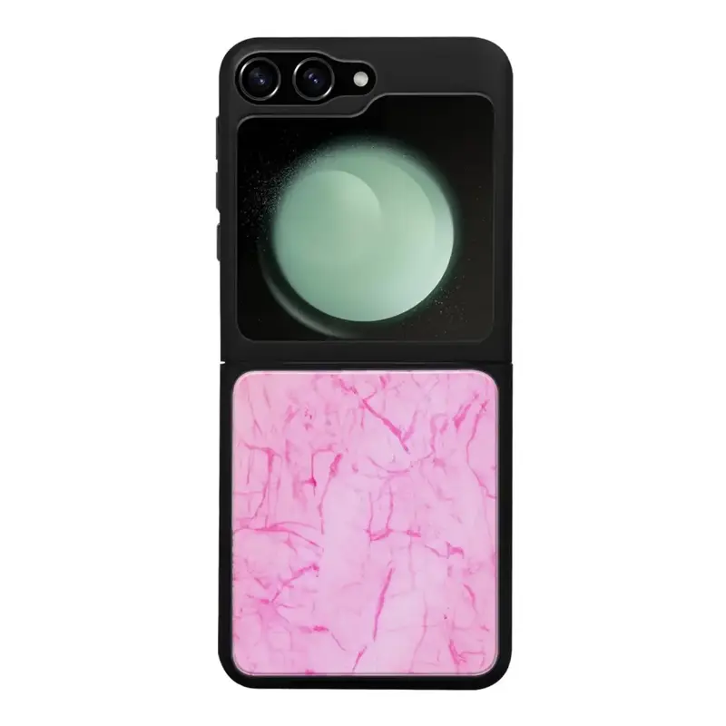 Samsung Galaxy Z Flip 6 marmori suojakuoret - Light Pink Marble