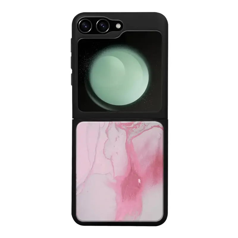 Samsung Galaxy Z Flip 6 marmori suojakuoret - Pink Pok Rie