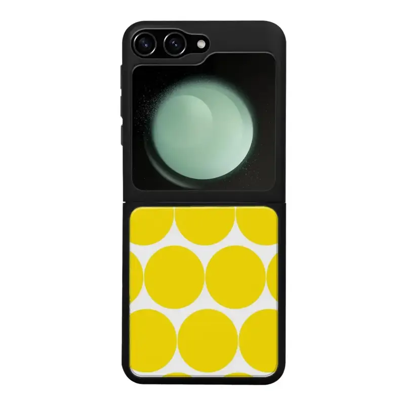 Samsung Galaxy Z Flip 6 pallo suojakuoret - Keltainen Pallo