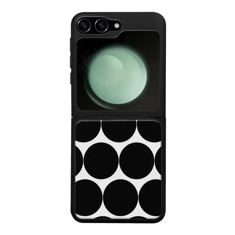 Samsung Galaxy Z Flip 6 pallo suojakuoret - Musta Pallo