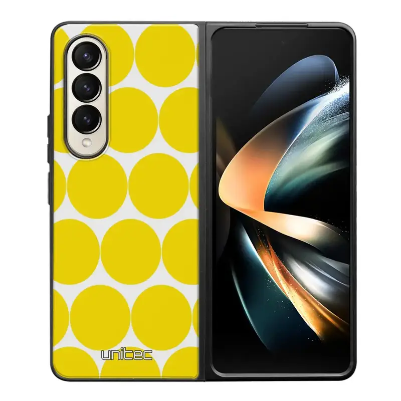 Samsung Galaxy Z Fold 4 pallo suojakuoret - Keltainen Pallo