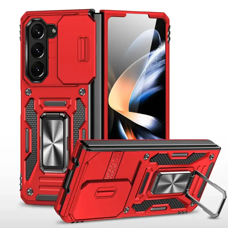 Samsung Galaxy Z Fold 5 Armor suojakuori - Punainen