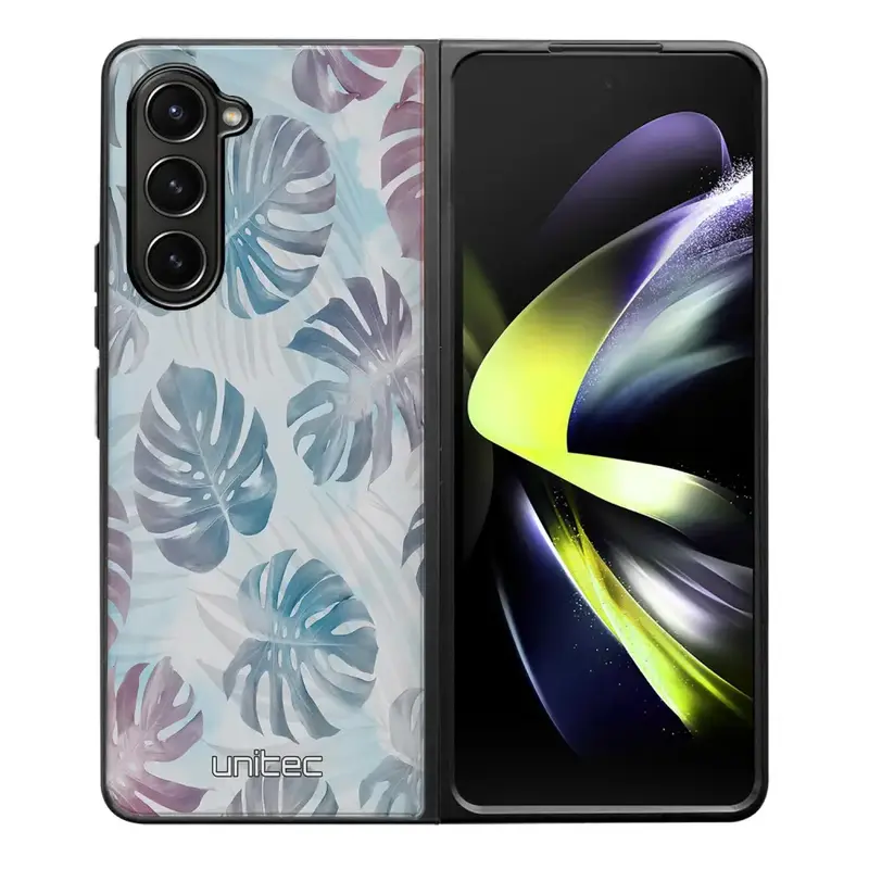 Samsung Galaxy Z Fold 5 kukka suojakuoret - Monstera Texture