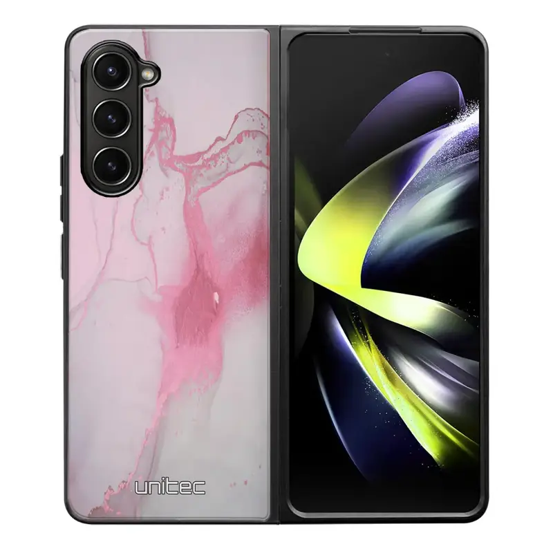 Samsung Galaxy Z Fold 5 marmori suojakuoret - Pink Pok Rie