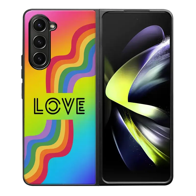 Samsung Galaxy Z Fold 5 pride suojakuoret - Love