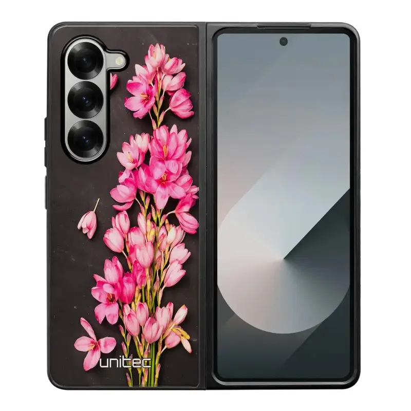 Samsung Galaxy Z Fold 6 kukka suojakuoret - Pink Flowers