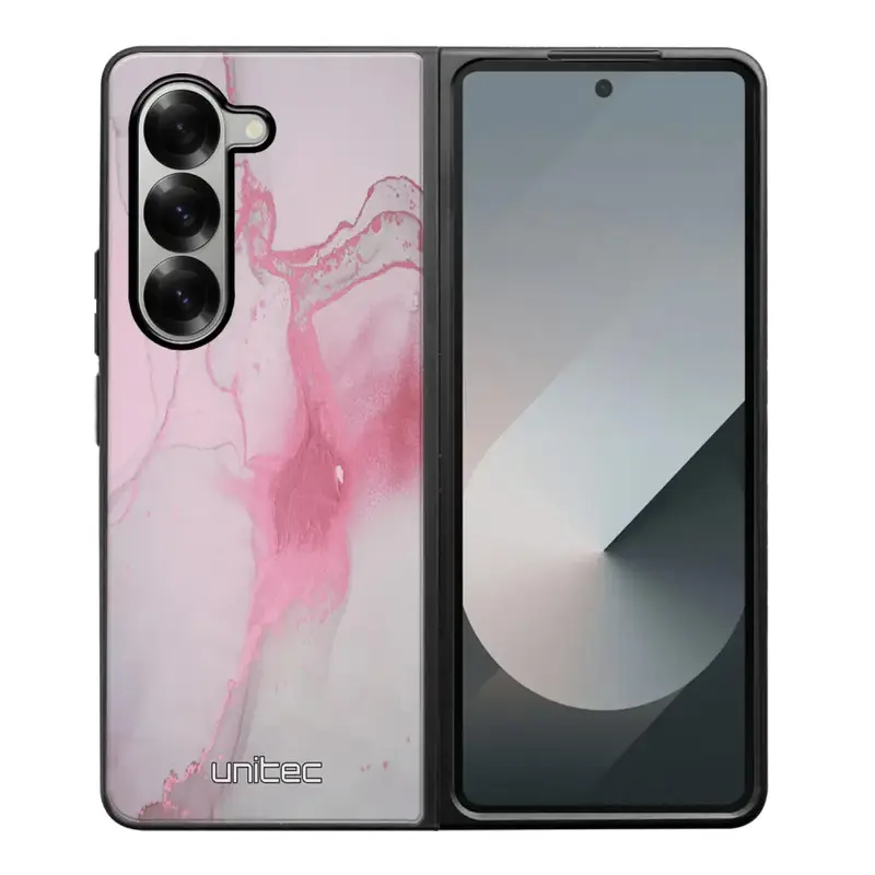 Samsung Galaxy Z Fold 6 marmori suojakuoret - Pink Pok Rie
