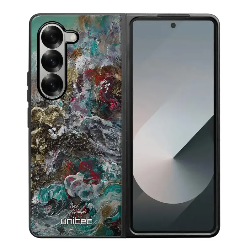 Samsung Galaxy Z Fold 6 modern art suojakuoret - Heart Knows - Noora Kämppi