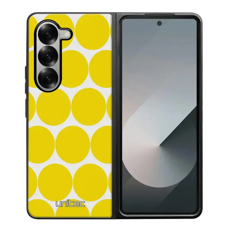Samsung Galaxy Z Fold 6 pallo suojakuoret - Keltainen Pallo