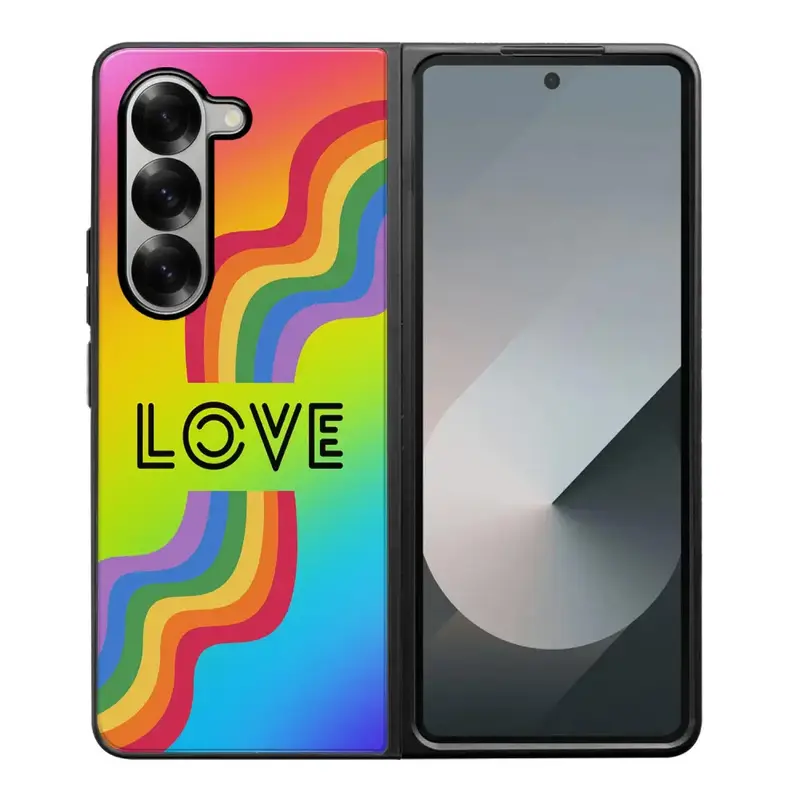 Samsung Galaxy Z Fold 6 pride suojakuoret - Love