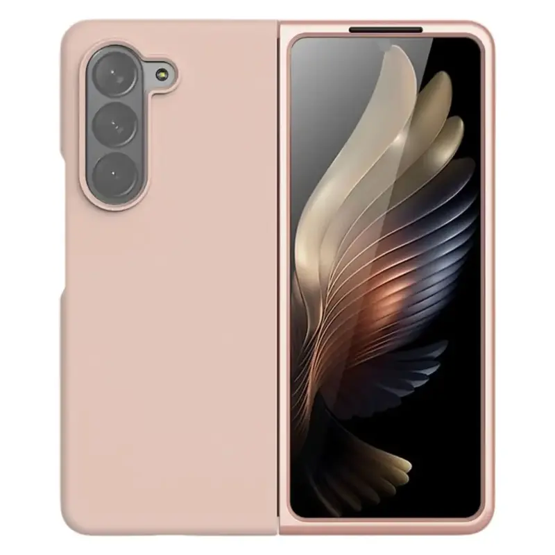 Samsung Galaxy Z Fold 6 Silikonikuori Vaaleanpunainen