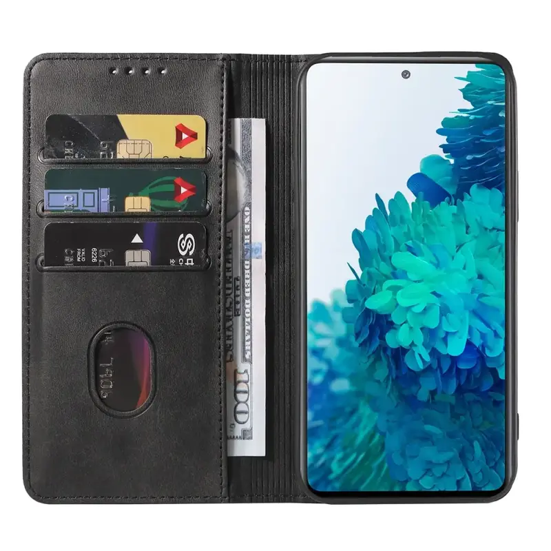 Samsung S20 FE Lompakko Suojakotelo Musta