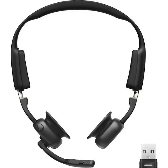 Shokz OpenMeet UC Bone Conduction Headphones, USB-A