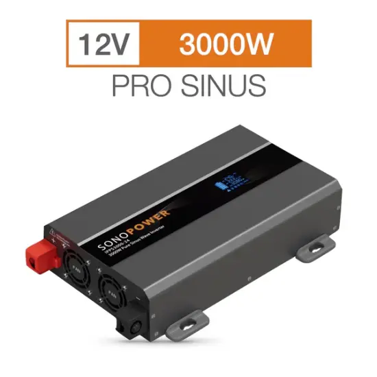 SonoPower IPPS3000-12 – 3000W puhdas siniaaltoinvertteri 12V