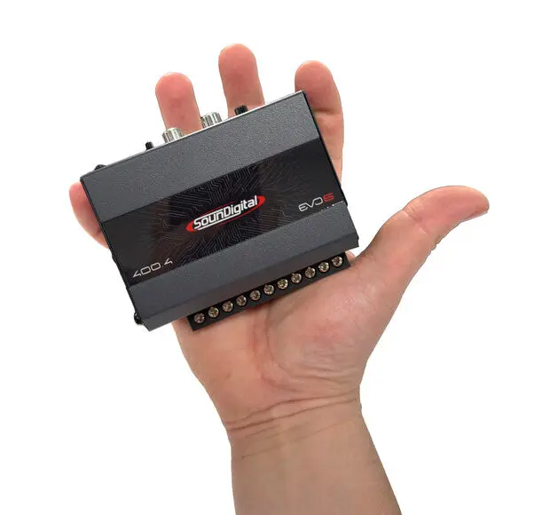 SounDigital 400.4 EVO 6, 4 Ohm, 4-kanavainen autovahvistin