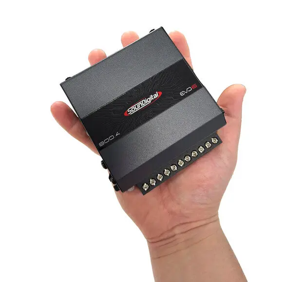 SounDigital 800.4 EVO 6  4Ohm, 4-kanavainen autovahvistin 4 Ohm