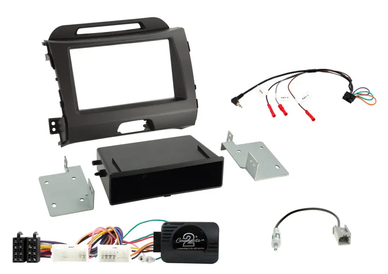Sportage 2010 – 2015 1-DIN/2-DIN soittimen asennuskitti AH-KIT-KIA01