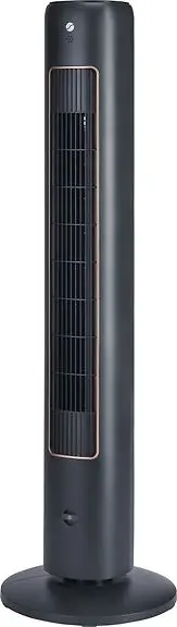 Ströme Gliding Grille 2 Pro Tower Fan, Black