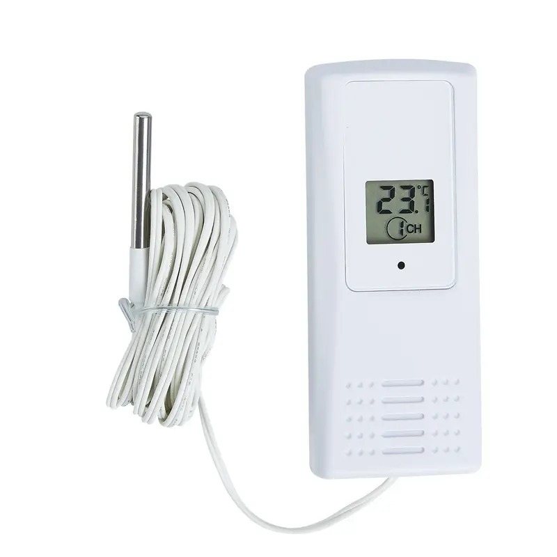 Suomen Lämpömittari 7411 Wireless Temperature Transmitter, White