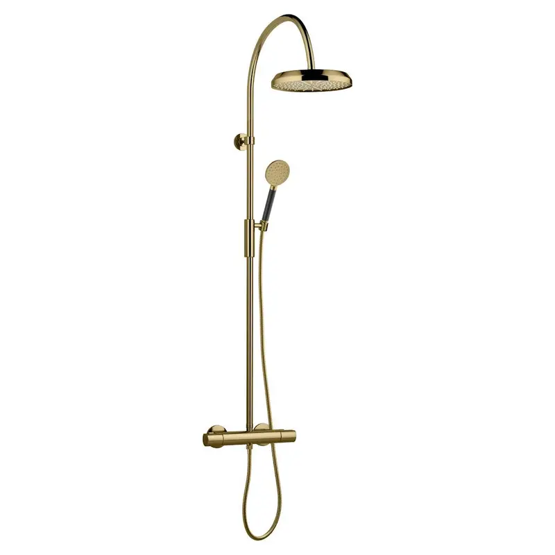 Tapwell ARM5300-160 Overhead Shower Set, Honey Gold
