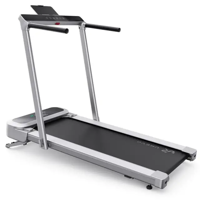Urevo FoldiMix 5 Pro 2-in-1 Treadmill, Black