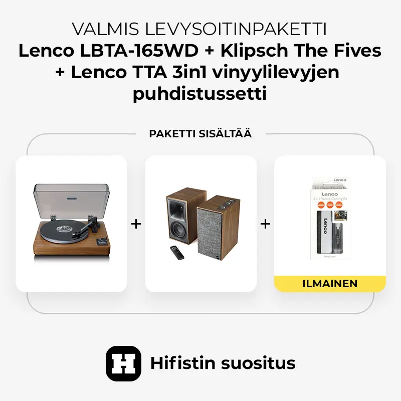 Valmis levysoitinpaketti