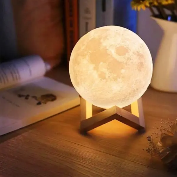 Verk Group Moon Lamp Led Night Light, White