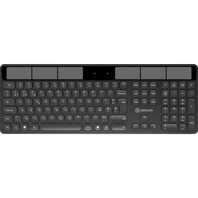 Voxicon DK-SO2WL-B/BE Wireless Keyboard - Black, AZERTY (ISO Belgium)