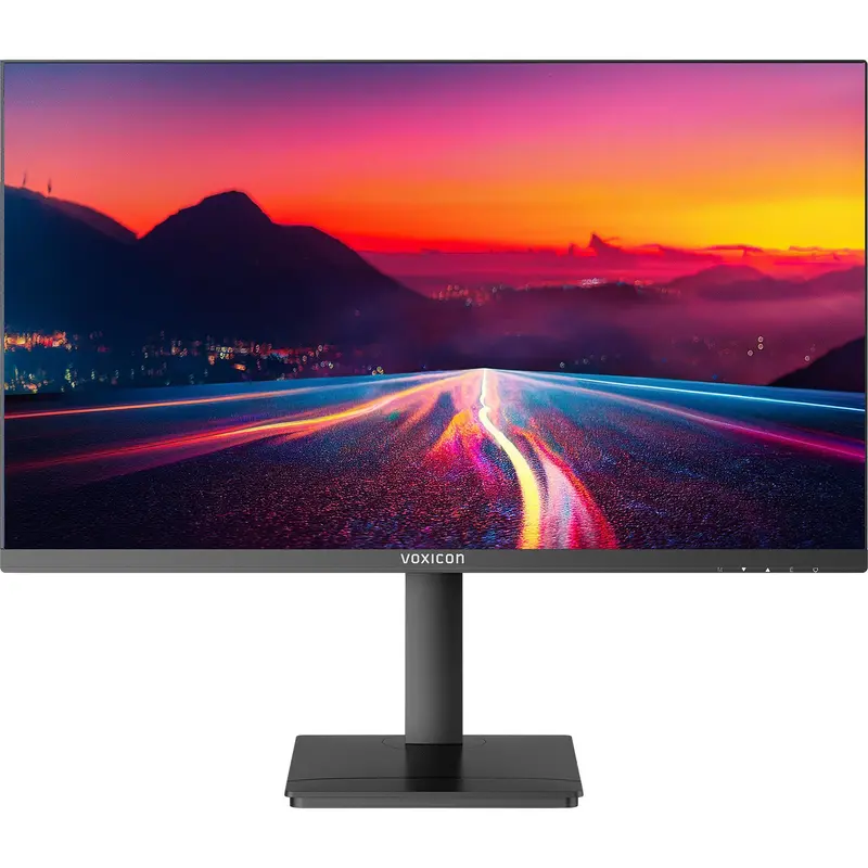 Voxicon O27QHDPF Ergonomic USB-C 65W Monitor - Black